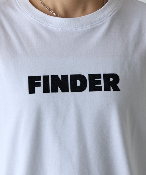 COLONY 2139(コロニートゥーワンスリーナイン)の「FINDERプリントTシャツ(Tシャツ/カットソー・レディース・ホワイト/ライトグレー/ブラウン/グリーン/ブラック・FREE)」の21枚目の写真
