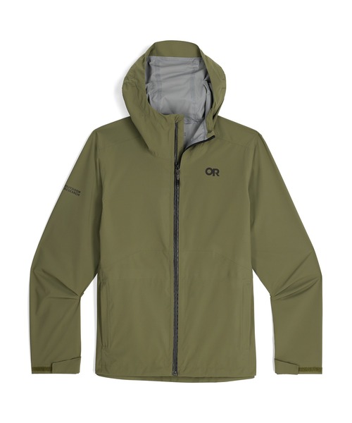 OUTDOOR RESEARCH（アウトドアリサーチ）の「OUTDOOR RESEARCH/アウトドアリサーチ Stratoburst Stretch Rain Jacket（ブルゾン・メンズ・グリーン・LARGE/MEDIUM）」の8枚目の写真