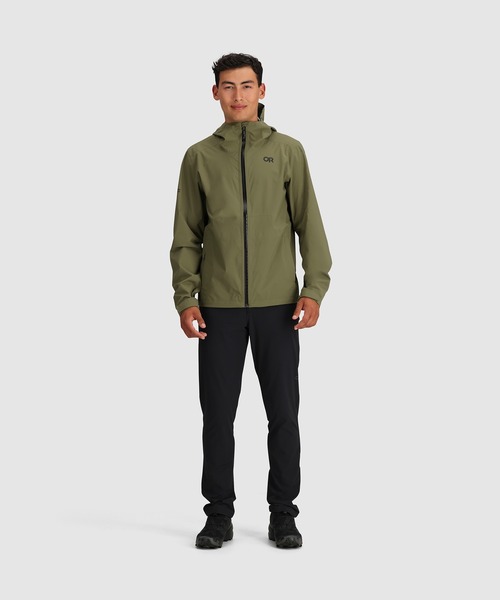 OUTDOOR RESEARCH（アウトドアリサーチ）の「OUTDOOR RESEARCH/アウトドアリサーチ Stratoburst Stretch Rain Jacket（ブルゾン・メンズ・グリーン・LARGE/MEDIUM）」の9枚目の写真