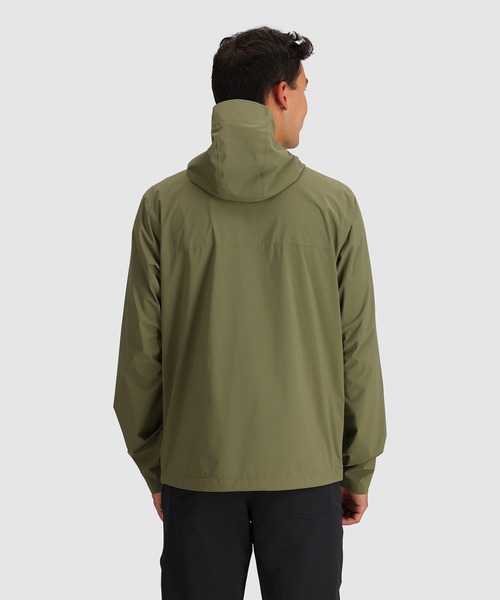 OUTDOOR RESEARCH（アウトドアリサーチ）の「OUTDOOR RESEARCH/アウトドアリサーチ Stratoburst Stretch Rain Jacket（ブルゾン・メンズ・グリーン・LARGE/MEDIUM）」の3枚目の写真