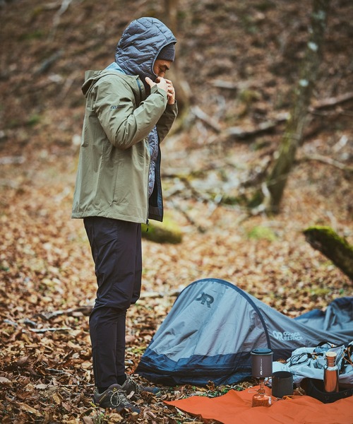 OUTDOOR RESEARCH（アウトドアリサーチ）の「OUTDOOR RESEARCH/アウトドアリサーチ Stratoburst Stretch Rain Jacket（ブルゾン・メンズ・グリーン・LARGE/MEDIUM）」の7枚目の写真