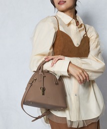 【Ungrid/アングリッド】 シンプルスムース ボストンバッグ
