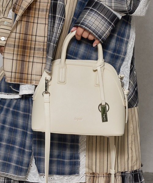 Ungrid/アングリッド】 シンプルスムース ボストンバッグ（ボストン