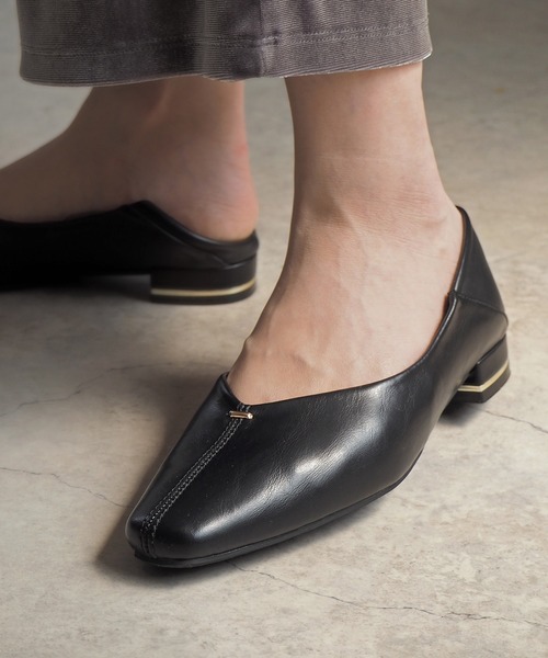 minia(ミニア)の「デイリーに活躍 大人の上品ワンポイントパンプス(パンプス・レディース・シルバー/ブラック/アイボリー・S/M/L)」の13枚目の写真