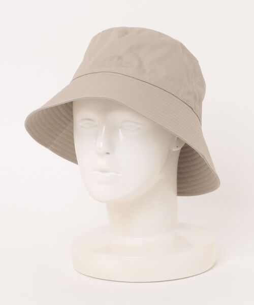KIJIMA TAKAYUKI（キジマ　タカユキ）の「KIJIMA TAKAYUKI VENTILE  SEAM BUCKET HAT（ハット・レディース・ベージュ/ブラック・2/1）」の3枚目の写真