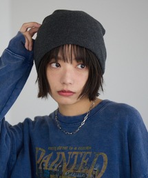 PBLIM | 《UNISEX》ルーズニットビーニー(ニットキャップ/ビーニー)