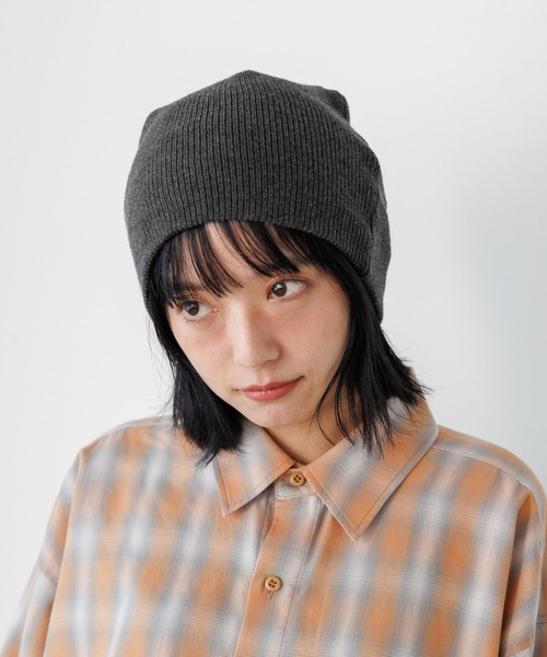 PBLIM（ページボーイリム）の「《UNISEX》ルーズニットビーニー（ニットキャップ/ビーニー・レディース・チャコールグレー/ブラック/ブラウン/ライトブルー・FREE）」の22枚目の写真