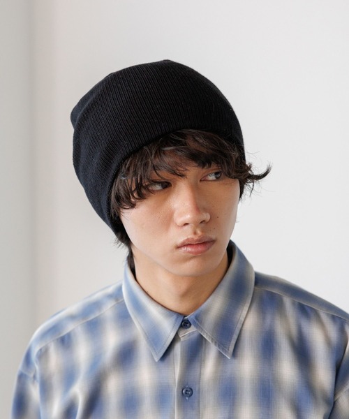 PBLIM（ページボーイリム）の「《UNISEX》ルーズニットビーニー（ニットキャップ/ビーニー・レディース・チャコールグレー/ブラック/ブラウン/ライトブルー・FREE）」の20枚目の写真