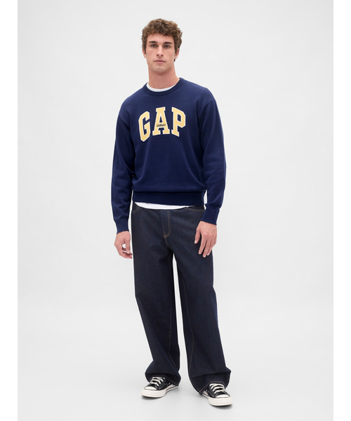 GAP セーター GAP ニット セーター オーバーサイズ ミックス ケーブルニット