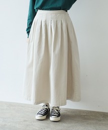 bulle de savon | 《early spring》チノクロス tuck スカート(スカート)