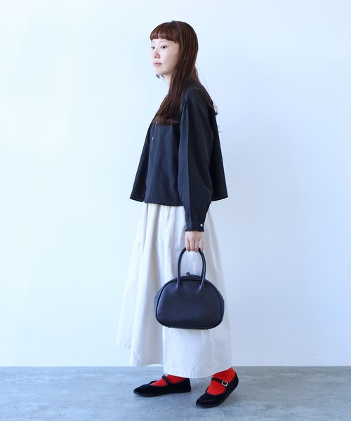 bulle de savon（ビュルデサボン）の「《early spring》チノクロス tuck スカート（スカート・レディース・ベージュ/オフホワイト・FREE）」の22枚目の写真