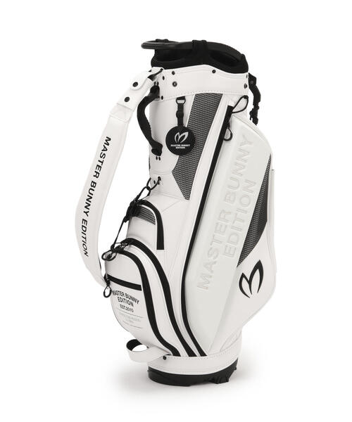 マスターバニーエディション スタンド式キャディバッグ ホワイト エンボススタンド式キャディバック (46インチ対応) (UNISEX) | MASTER