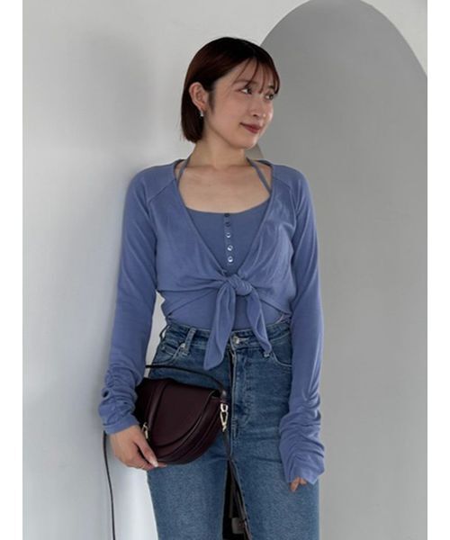 【Chacott】カップインボレロプルオーバー SNIDEL Chacott】カップインボレロプルオーバー（Tシャツ/カットソー