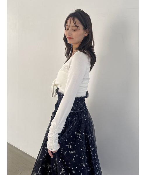 Chacott】カップインボレロプルオーバー（Tシャツ/カットソー