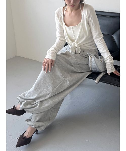 SNIDEL Chacott カップインボレロプルオーバー ピンク SNIDEL｜【Chacott】カップインボレロプルオーバー | Rakuten