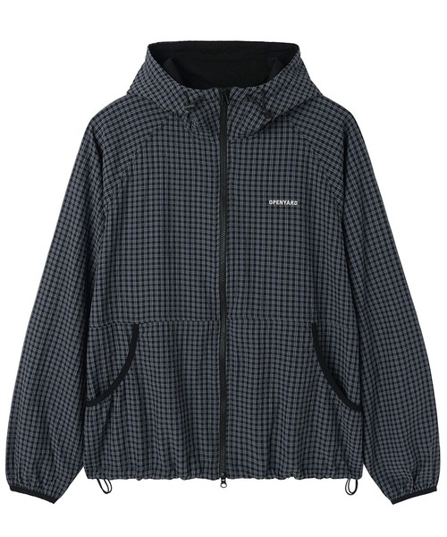 OY/オーワイ』CHECK HOODED WINDBREAKER/チェックフードウィンド