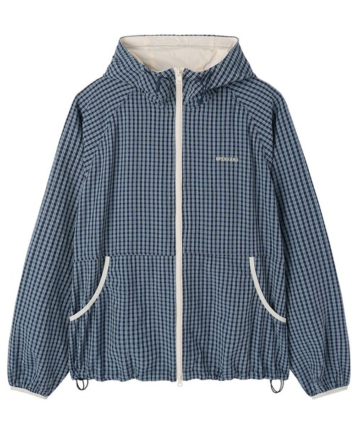 ymksnakaオーダー OY/オーワイ』CHECK HOODED WINDBREAKER/チェックフードウィンド