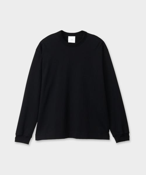 CINOH(チノ)の「COTTON JERSEY LONG SLEEVE T-SHIRT(Tシャツ/カットソー・メンズ・ホワイト/ブラック・46/48)」の3枚目の写真