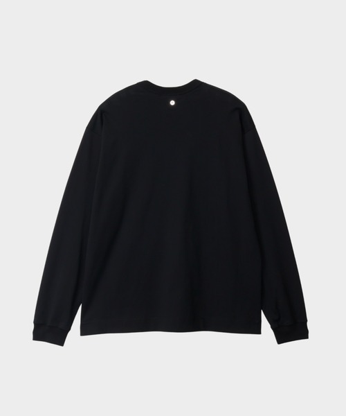 CINOH(チノ)の「COTTON JERSEY LONG SLEEVE T-SHIRT(Tシャツ/カットソー・メンズ・ホワイト/ブラック・46/48)」の5枚目の写真