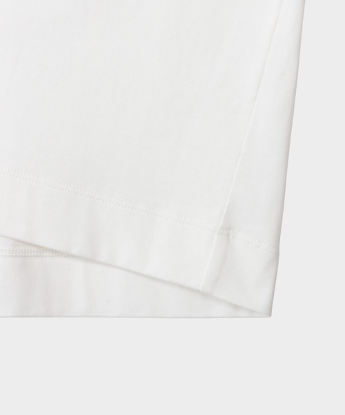 CINOH(チノ)の「COTTON JERSEY LONG SLEEVE T-SHIRT(Tシャツ/カットソー・メンズ・ホワイト/ブラック・46/48)」の7枚目の写真
