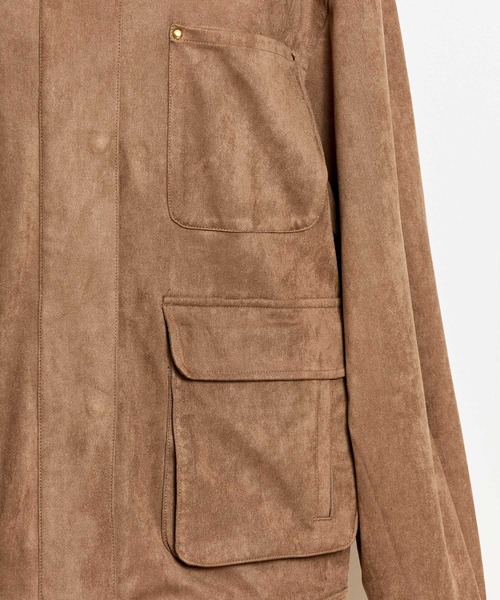 NOELA(ノエラ)の「フェイクスエードワークジャケット(その他アウター・レディース・ベージュ/モカ・M/S)」の15枚目の写真