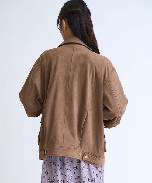 NOELA(ノエラ)の「フェイクスエードワークジャケット(その他アウター・レディース・ベージュ/モカ・M/S)」の17枚目の写真