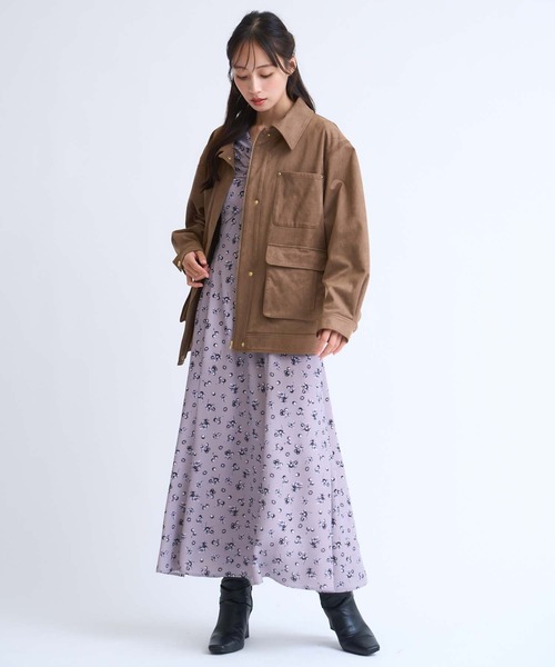 NOELA(ノエラ)の「フェイクスエードワークジャケット(その他アウター・レディース・ベージュ/モカ・M/S)」の20枚目の写真