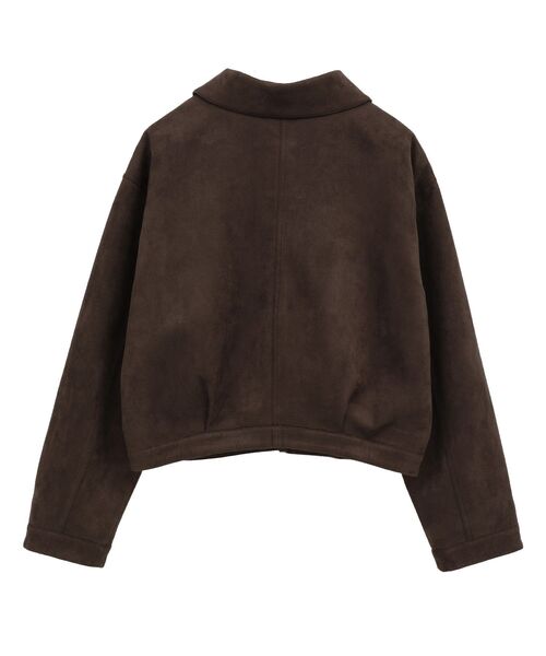 CRAFT STANDARD BOUTIQUE（クラフトスタンダードブティック）の「フェイクスエードブルゾン◆（ブルゾン・レディース・ブラウン/チャコールグレー・FREE）」の16枚目の写真