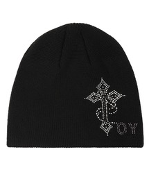 OY（オーワイ）の「『OY/オーワイ』EMBELLISHED CROSS BEANIE/ラインストーン ビーニー（ニットキャップ/ビーニー・レディース）」