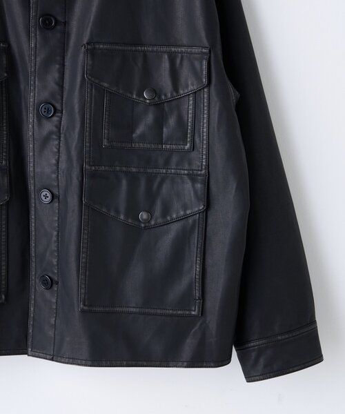 Kastane（カスタネ）の「【UNISEX/2サイズ展開】クルーザージャケット（その他アウター・レディース・ブラウン/ブラック・1/2）」の16枚目の写真