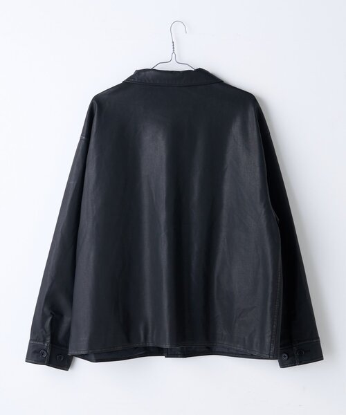 Kastane（カスタネ）の「【UNISEX/2サイズ展開】クルーザージャケット（その他アウター・レディース・ブラウン/ブラック・1/2）」の19枚目の写真