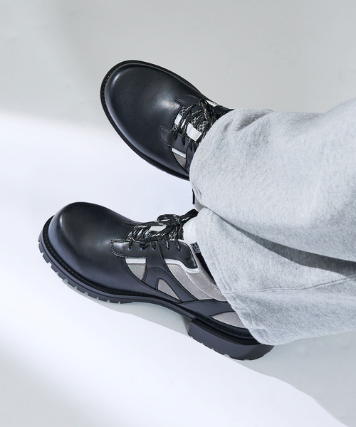 alfredoBANNISTER(アルフレッドバニスター)の「パーツブロック ドッキング スニーカー(スニーカー・メンズ・ネイビー/グレー/カーキ/イエロー・41/40/39/42/45/44/43)」の16枚目の写真