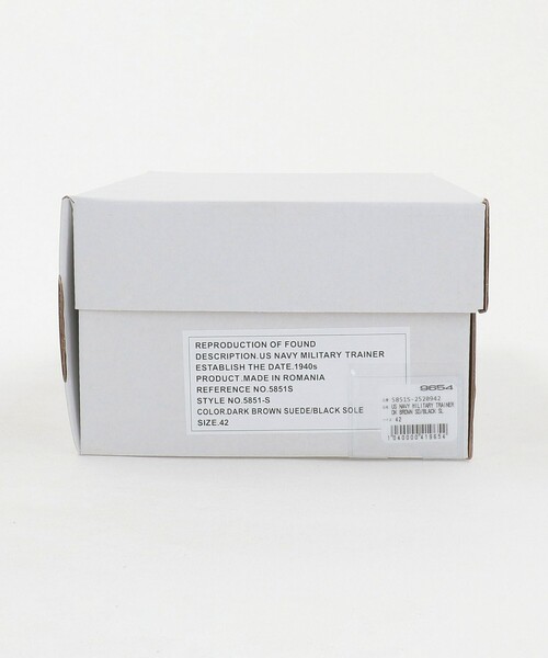 Steven Alan(スティーブンアラン)の「<REPRODUCTION OF FOUND> US NAVY MILITARY TRAINER/スニーカー(スニーカー・メンズ・ダークブラウン/ブラック・41/42/43)」の9枚目の写真