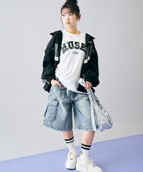 &ellecy ネコキゾク ブルゾン &ellecy ネコキゾク ブルゾン エラスティケーテッド ジップ ブルゾン