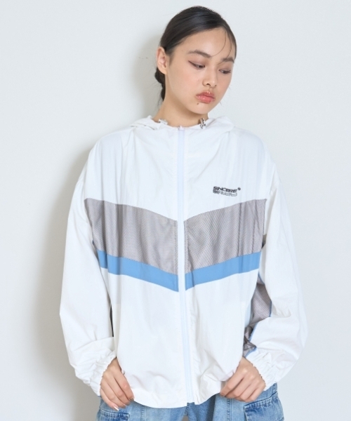 LOVETOXIC（ラブトキシック）の「【LTXC】ルーズラインブルゾン（ブルゾン・キッズ・ブラック/オフホワイト/エンジ・S:140cm/L:160cm/M:150cm）」の20枚目の写真