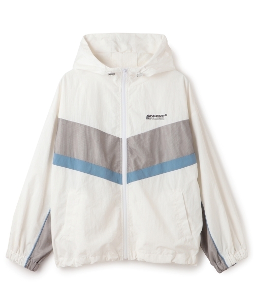 LOVETOXIC（ラブトキシック）の「【LTXC】ルーズラインブルゾン（ブルゾン・キッズ・ブラック/オフホワイト/エンジ・S:140cm/L:160cm/M:150cm）」の13枚目の写真