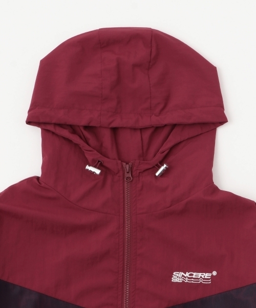 LOVETOXIC（ラブトキシック）の「【LTXC】ルーズラインブルゾン（ブルゾン・キッズ・ブラック/オフホワイト/エンジ・S:140cm/L:160cm/M:150cm）」の9枚目の写真