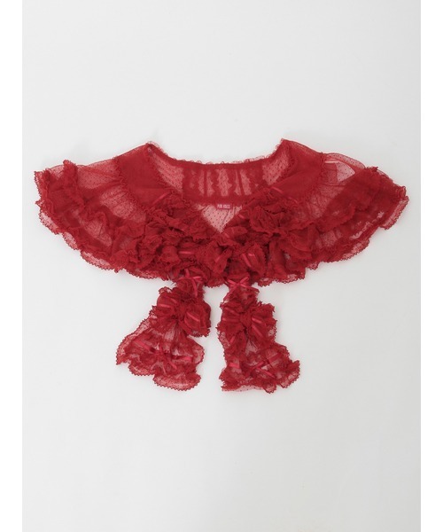 PINK HOUSE（ピンクハウス）の「ドットチュールティアードケープ