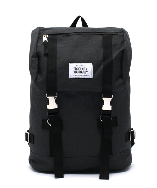 RiNc (リンク)の「【 PRODUCTY WARRANTY / プロダクティー 】 ダブル ベルト フラップ カジュアル リュック(バックパック/リュック・メンズ・ブラック×ホワイト/ネイビー/チャコールグレー×ブラック/ブラック/グレー/グレー系その他/ブラック系その他/ホワイト系その他/ブルー系その他/ブラック系その他2/レッド/オリーブ/サックスブルー/ブラック系その他3・FREE)」の16枚目の写真