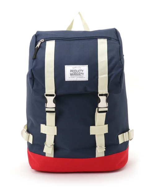 RiNc (リンク)の「【 PRODUCTY WARRANTY / プロダクティー 】 ダブル ベルト フラップ カジュアル リュック(バックパック/リュック・メンズ・ブラック×ホワイト/ネイビー/チャコールグレー×ブラック/ブラック/グレー/グレー系その他/ブラック系その他/ホワイト系その他/ブルー系その他/ブラック系その他2/レッド/オリーブ/サックスブルー/ブラック系その他3・FREE)」の20枚目の写真