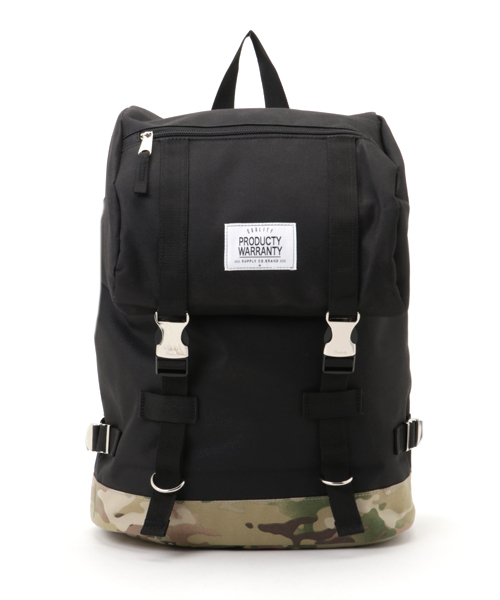 RiNc (リンク)の「【 PRODUCTY WARRANTY / プロダクティー 】 ダブル ベルト フラップ カジュアル リュック(バックパック/リュック・メンズ・ブラック×ホワイト/ネイビー/チャコールグレー×ブラック/ブラック/グレー/グレー系その他/ブラック系その他/ホワイト系その他/ブルー系その他/ブラック系その他2/レッド/オリーブ/サックスブルー/ブラック系その他3・FREE)」の18枚目の写真