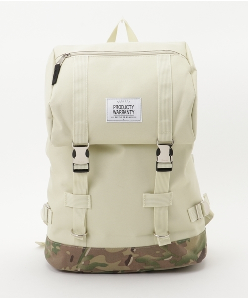 RiNc (リンク)の「【 PRODUCTY WARRANTY / プロダクティー 】 ダブル ベルト フラップ カジュアル リュック(バックパック/リュック・メンズ・ブラック×ホワイト/ネイビー/チャコールグレー×ブラック/ブラック/グレー/グレー系その他/ブラック系その他/ホワイト系その他/ブルー系その他/ブラック系その他2/レッド/オリーブ/サックスブルー/ブラック系その他3・FREE)」の17枚目の写真