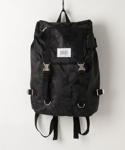 RiNc (リンク)の「【 PRODUCTY WARRANTY / プロダクティー 】 ダブル ベルト フラップ カジュアル リュック(バックパック/リュック・メンズ・ブラック×ホワイト/ネイビー/チャコールグレー×ブラック/ブラック/グレー/グレー系その他/ブラック系その他/ホワイト系その他/ブルー系その他/ブラック系その他2/レッド/オリーブ/サックスブルー/ブラック系その他3・FREE)」の6枚目の写真