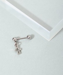 EVER METAL 日本製 金属アレルギー対策 サージカルステンレス 316L ボディピアス ストレートバーベル チャーム ジルコニア ピアス
