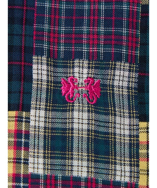 McGREGOR(マックレガー)の「パッチワーク柄チェックシャツ(シャツ/ブラウス・レディース・マルチ/レッド・L/M)」の10枚目の写真