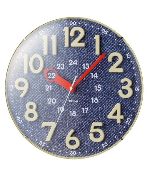 その他セレクト（ソノタセレクト）の「MAG 電波ウォールクロック W-750（掛け時計・レディース・ナチュラル・FREE）」の2枚目の写真