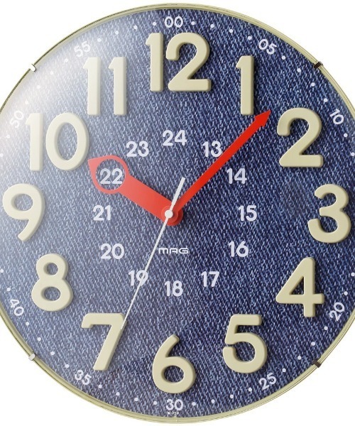 その他セレクト（ソノタセレクト）の「MAG 電波ウォールクロック W-750（掛け時計・レディース・ナチュラル・FREE）」の4枚目の写真