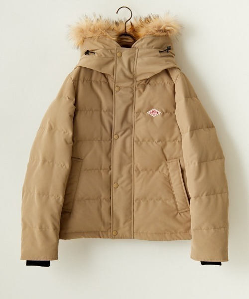 ダントン　DANTON タッサーダウンコート　34 ベージュレディース　最終値下 WEB先行予約】[DANTON/ダントン] ショート丈 タッサーダウン