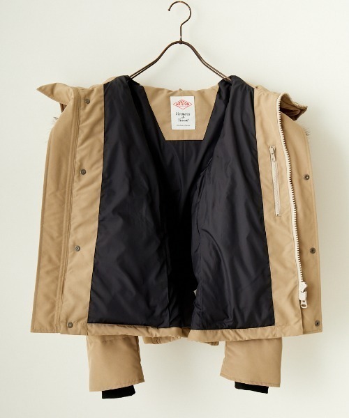 DANTON/ダントン] ショート丈 タッサーダウンジャケット（ダウン