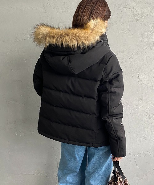 WEB先行予約】[DANTON/ダントン] ショート丈 タッサーダウン